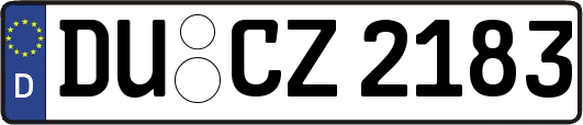 DU-CZ2183