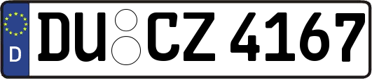 DU-CZ4167
