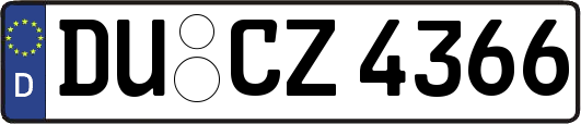 DU-CZ4366