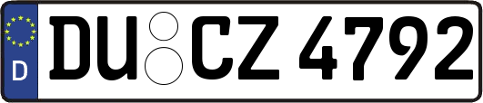 DU-CZ4792