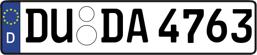 DU-DA4763