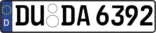 DU-DA6392