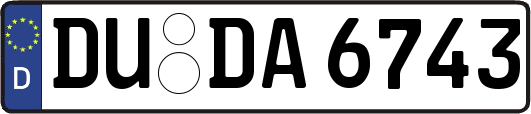 DU-DA6743