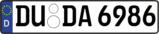 DU-DA6986