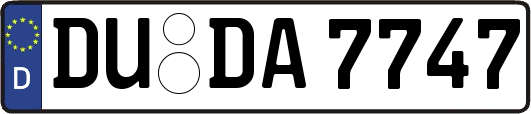 DU-DA7747