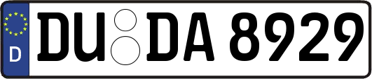 DU-DA8929