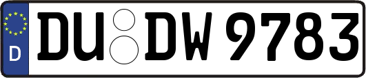 DU-DW9783