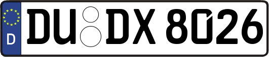 DU-DX8026