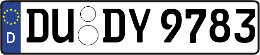 DU-DY9783