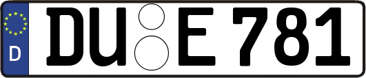 DU-E781