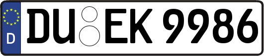 DU-EK9986