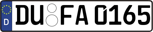 DU-FA0165