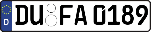 DU-FA0189