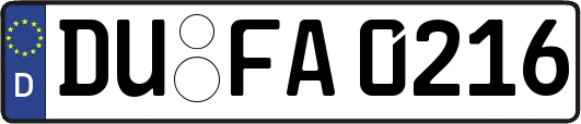 DU-FA0216