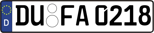 DU-FA0218