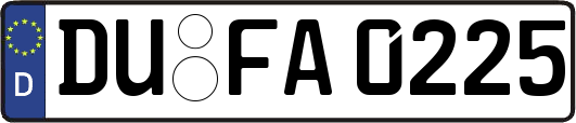 DU-FA0225