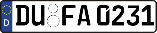 DU-FA0231