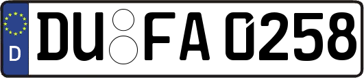 DU-FA0258