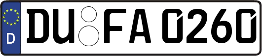 DU-FA0260