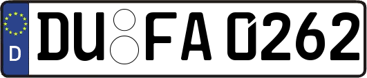 DU-FA0262