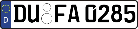 DU-FA0285