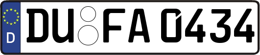 DU-FA0434