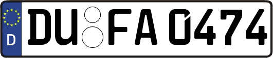 DU-FA0474