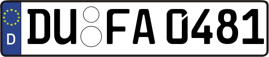 DU-FA0481