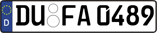 DU-FA0489