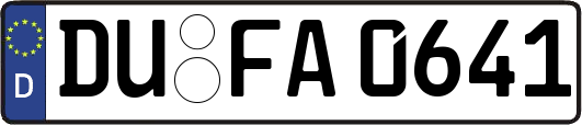 DU-FA0641