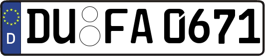DU-FA0671