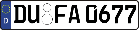 DU-FA0677