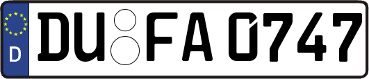 DU-FA0747
