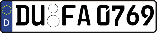 DU-FA0769