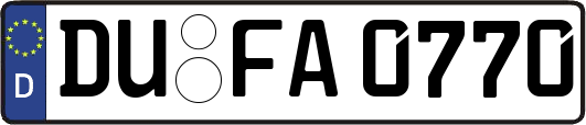 DU-FA0770