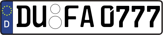 DU-FA0777