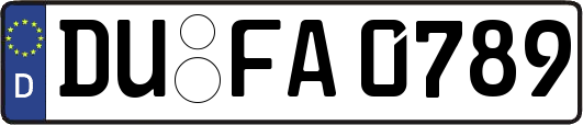 DU-FA0789