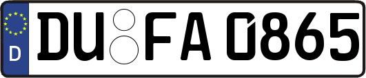 DU-FA0865