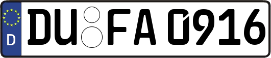 DU-FA0916