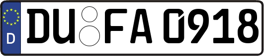 DU-FA0918
