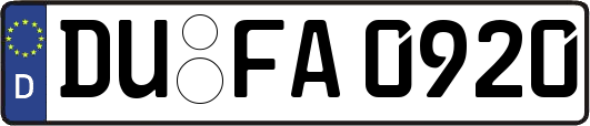DU-FA0920