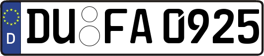 DU-FA0925