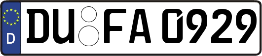 DU-FA0929
