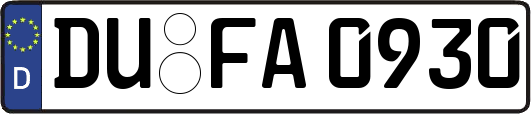 DU-FA0930