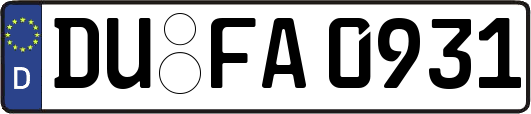 DU-FA0931