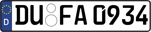 DU-FA0934