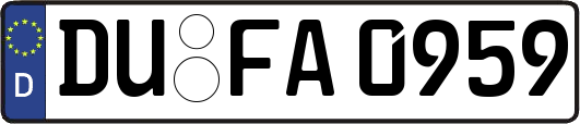 DU-FA0959