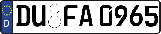 DU-FA0965