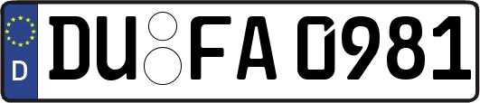 DU-FA0981