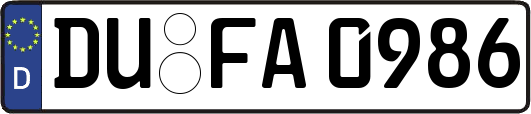 DU-FA0986